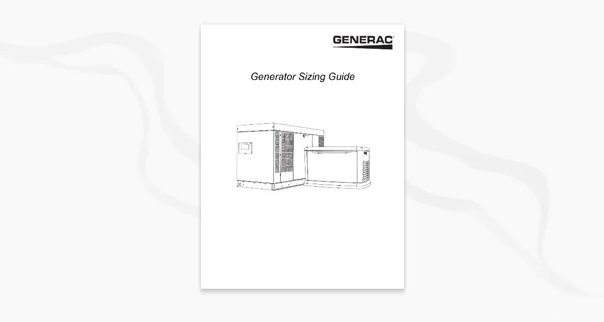 Generac Generator Sizing Guide